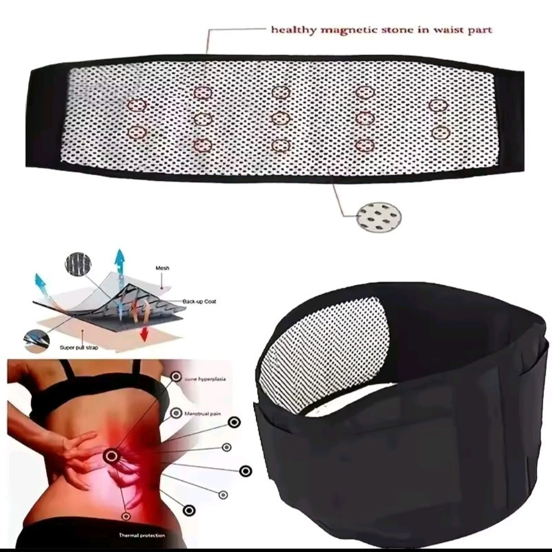 GrindActive™ Magnetic Therapy Back & Waist Support Belt | Adjustable Pain Relief & Support