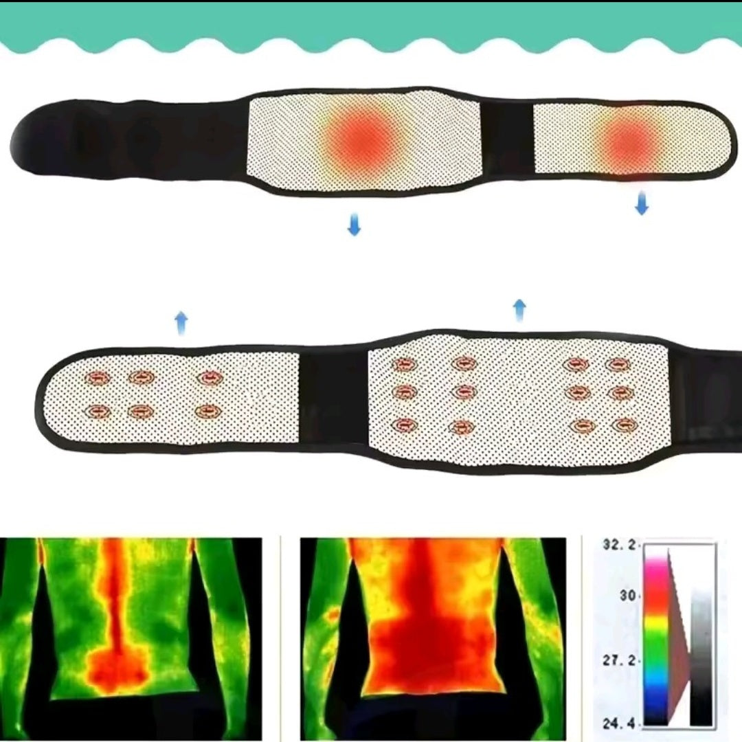 GrindActive™ Magnetic Therapy Back & Waist Support Belt | Adjustable Pain Relief & Support