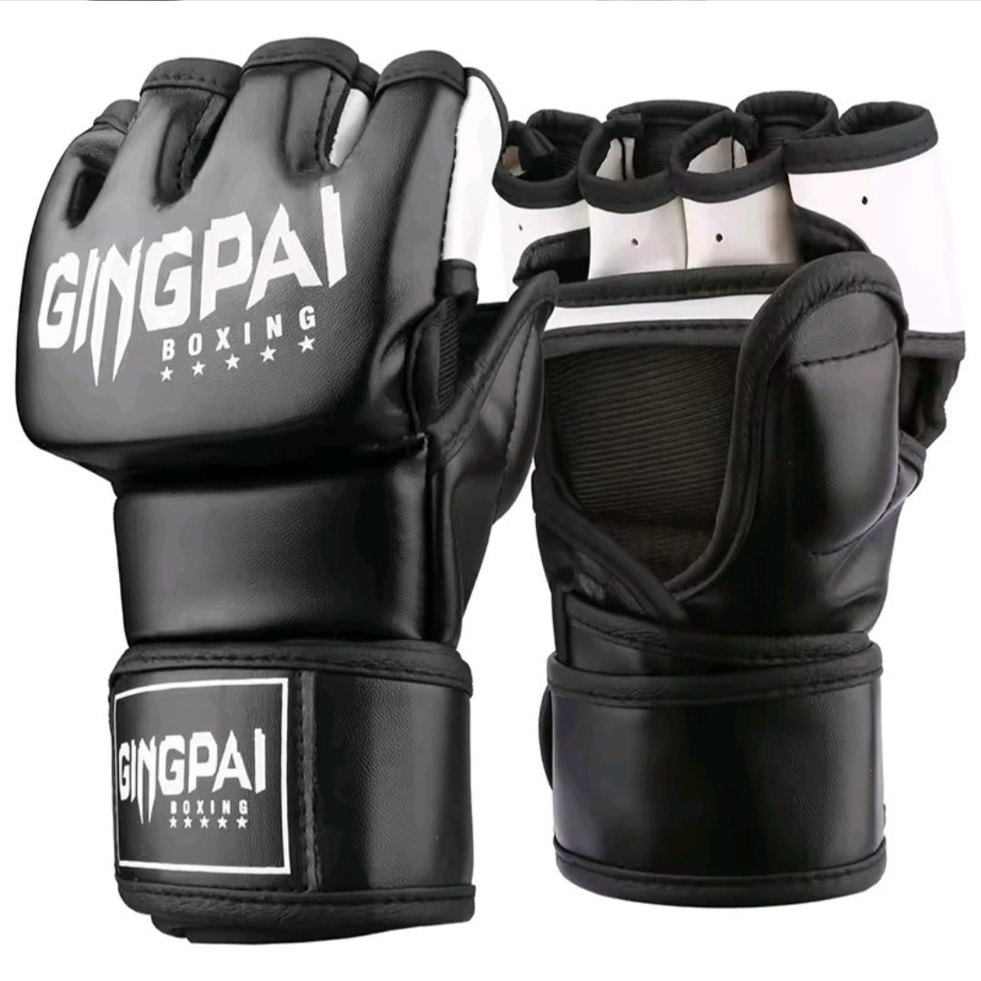 GrindActive™ Half Mitts – MMA, Kickboxing & Bag Training Gloves