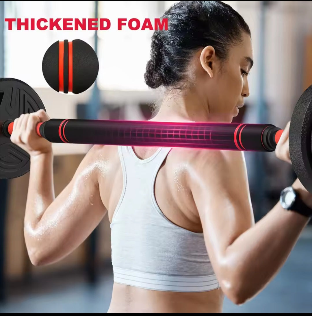 GrindActive™ 3-in-1 Adjustable Dumbbell Set – 20kg | Dumbbells, Barbell & Kettlebell in One
