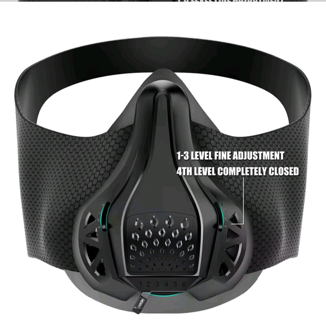 GrindActive™ Detachable Sports Training Mask – Breathable, Shock-Resistant, Altitude Fitness Mask