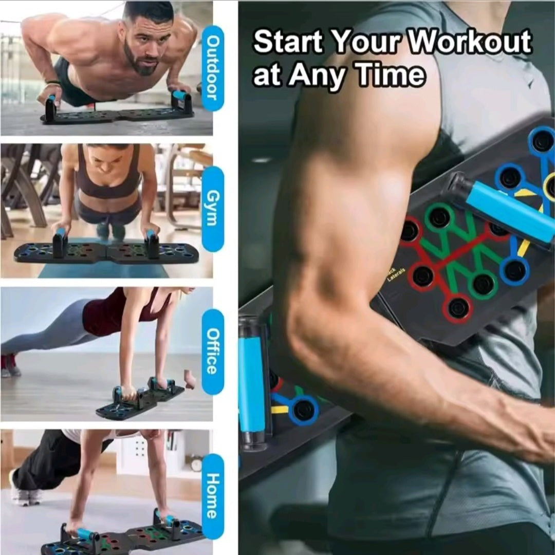 GrindActive™ 22-in-1 Push-Up Board – Full Upper Body Training