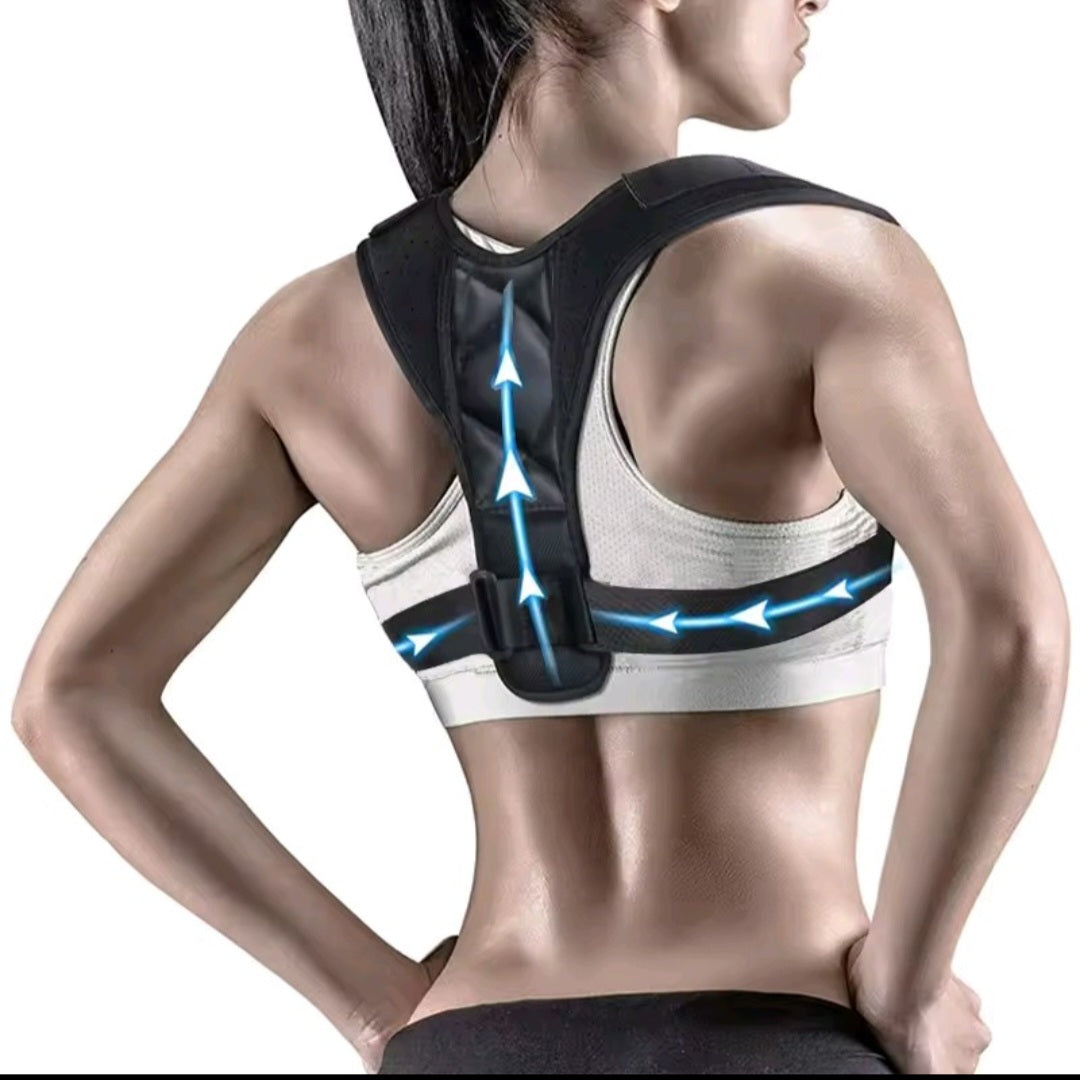 GrindActiveâ„¢ Back Brace Posture Corrector | Adjustable Lumbar & Shoulder Support