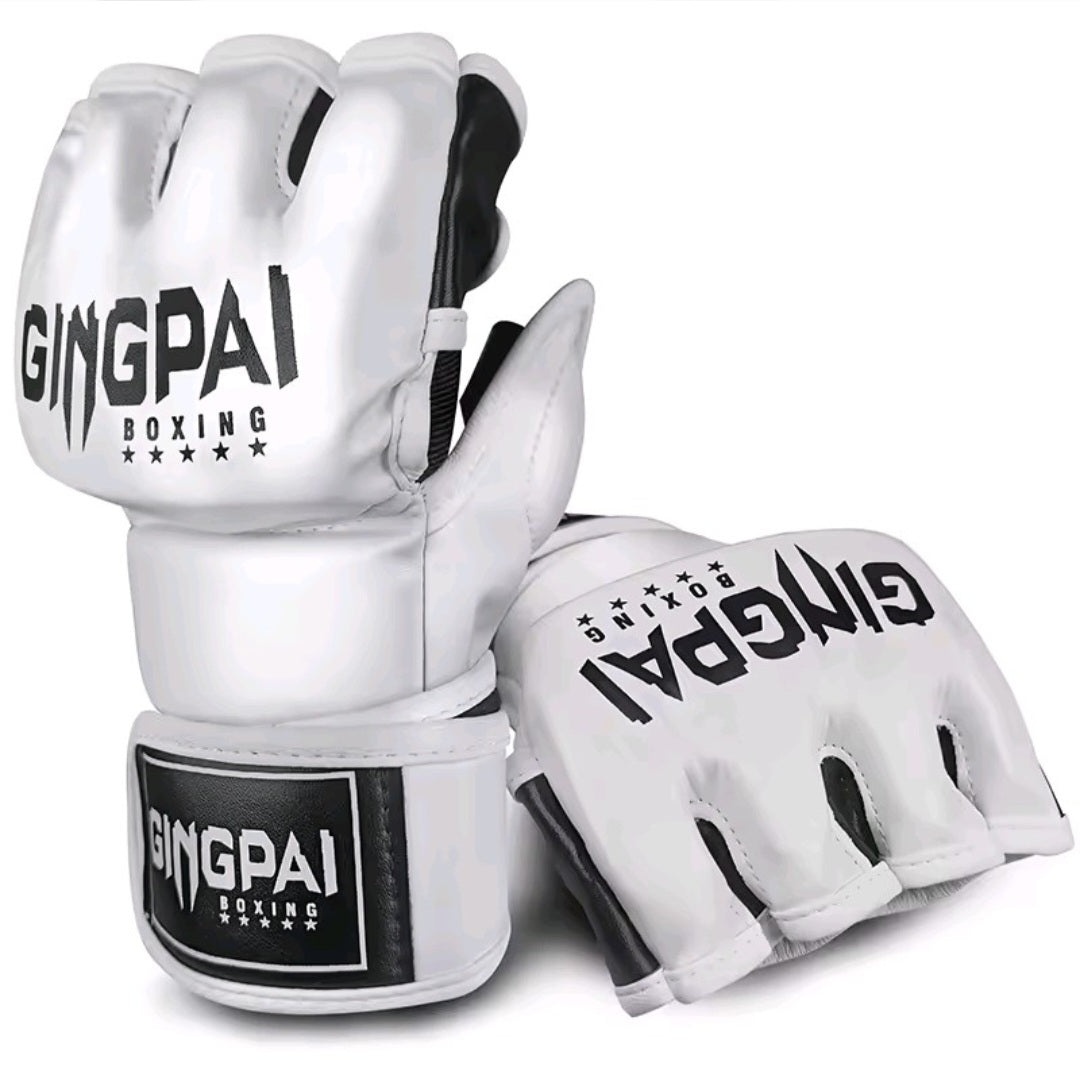 GrindActive™ Half Mitts – MMA, Kickboxing & Bag Training Gloves