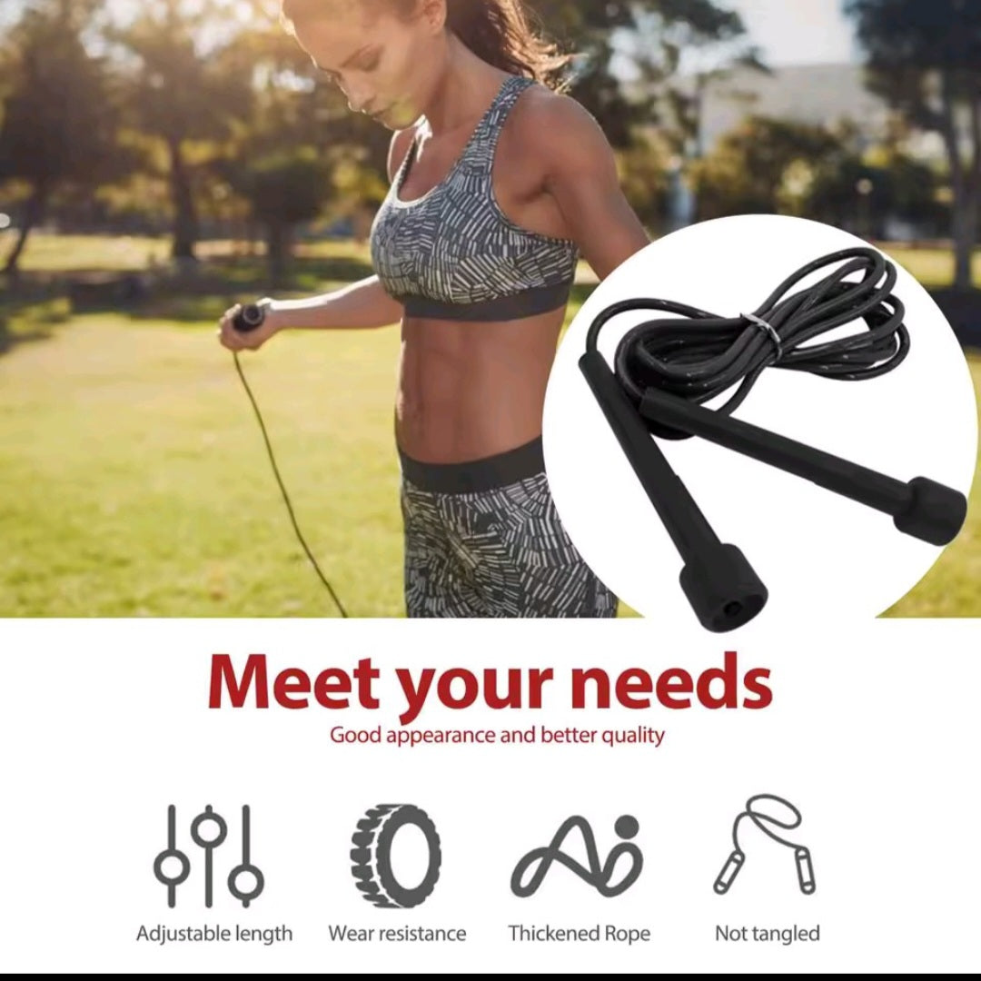 GrindActive™ Adjustable Speed Skipping Rope – Cardio, Agility & Fat-Burning