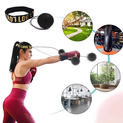 GrindActive™ Boxing Reflex Speed Ball – Home Training Kit