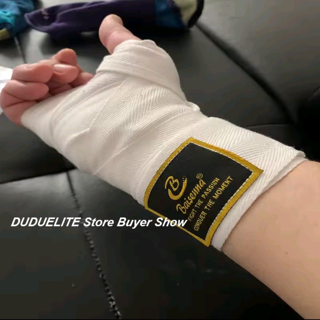 GrindActive™ 1.5M Cotton Boxing Hand Wraps (Pair)
