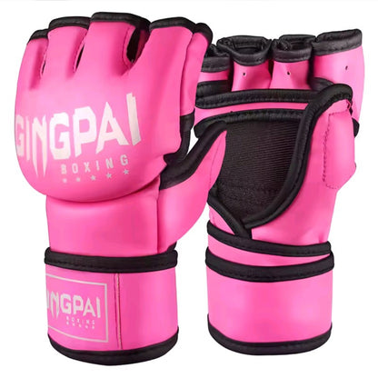 GrindActive™ Half Mitts – MMA, Kickboxing & Bag Training Gloves