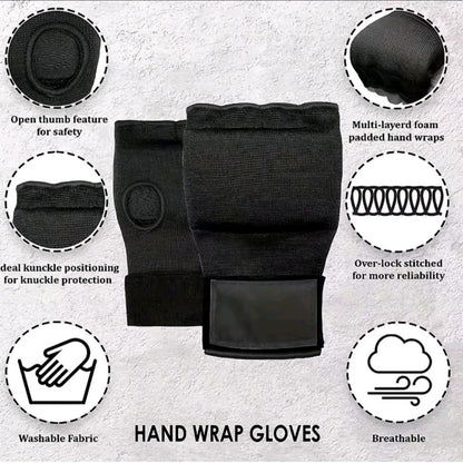 GrindActive™ MMA Half-Finger Gel Training Gloves | Muay Thai · Boxing · Sanda