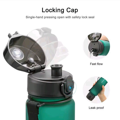 GrindActive™ 1L Sport Water Bottle – Leakproof. Durable. BPA-Free.