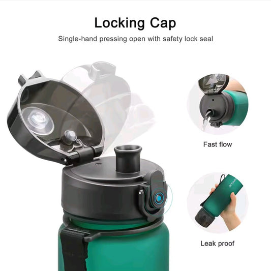GrindActive™ 1L Sport Water Bottle – Leakproof. Durable. BPA-Free.