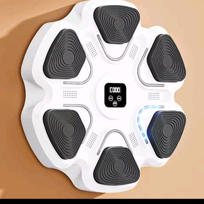 GrindActive™ Bluetooth Wall Boxing Machine – Light-Up Speed, Reaction & Music Trainer (w/ Gloves)