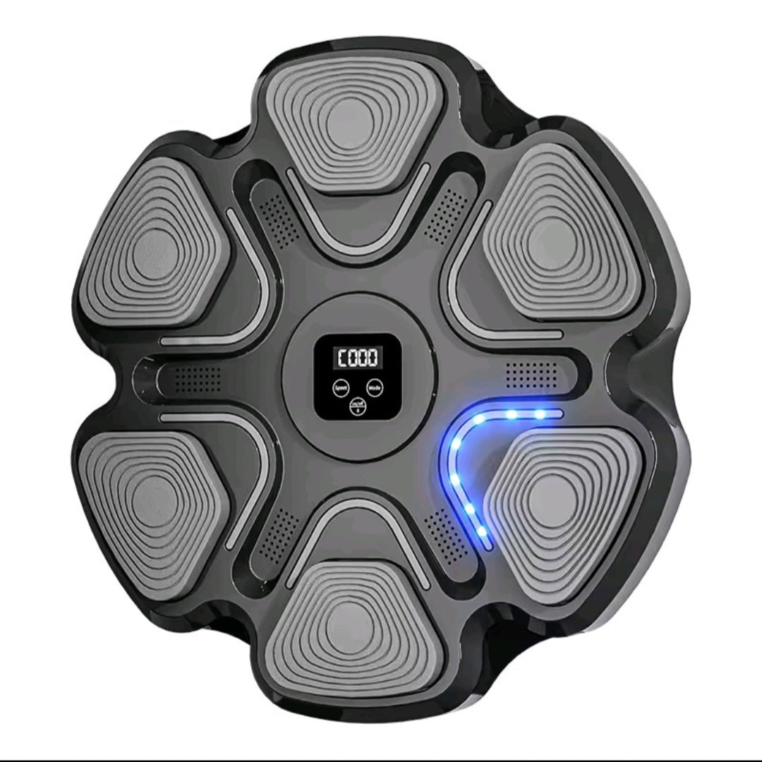 GrindActive™ Bluetooth Wall Boxing Machine – Light-Up Speed, Reaction & Music Trainer (w/ Gloves)