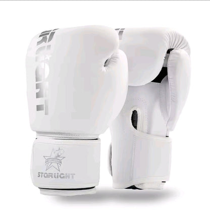GrindActive™ Pro Leather Boxing Gloves – Sparring, MMA, Muay Thai, Bag Training