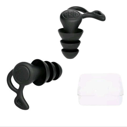 GrindActive™ 3 Layer Anti-Noise Silicone Earplugs | Sleep, Swim & Focus Comfort