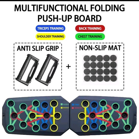 GrindActive™ 22-in-1 Push-Up Board – Full Upper Body Training