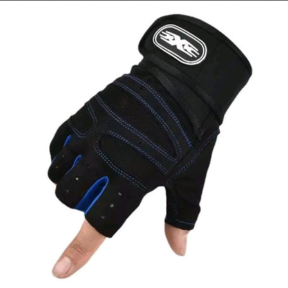 GrindActive™ Half Finger Training Gloves – Non-Slip, Wrist Support, Shock-Proof