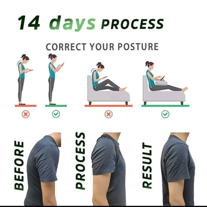 GrindActive™ Back Brace Posture Corrector | Adjustable Lumbar & Shoulder Support