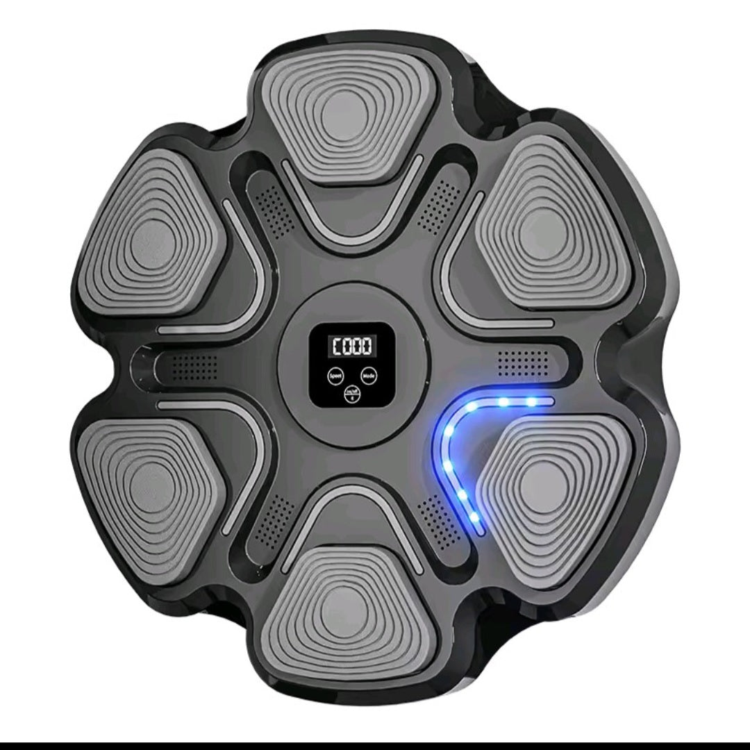 GrindActive™ Bluetooth Wall Boxing Machine – Light-Up Speed, Reaction & Music Trainer (w/ Gloves)