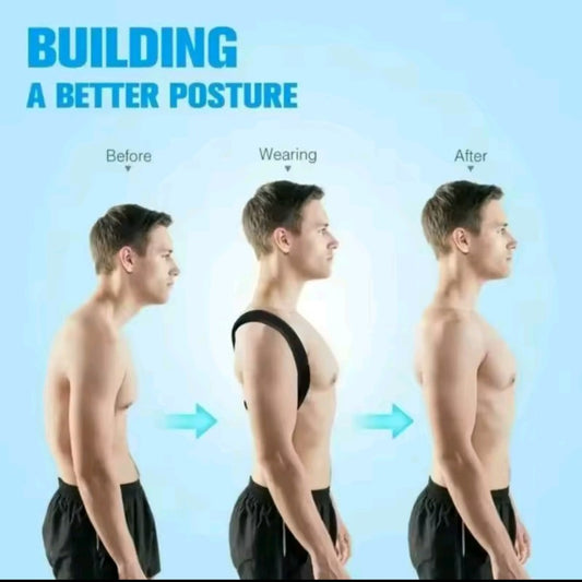GrindActive™ Back Brace Posture Corrector | Adjustable Lumbar & Shoulder Support
