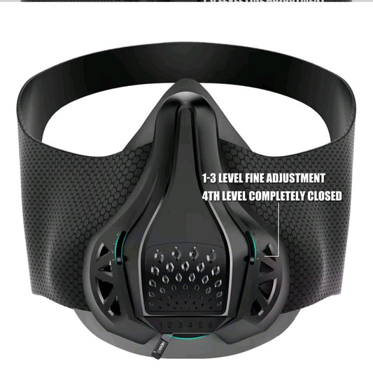 GrindActive™ Detachable Sports Training Mask – Breathable, Shock-Resistant, Altitude Fitness Mask