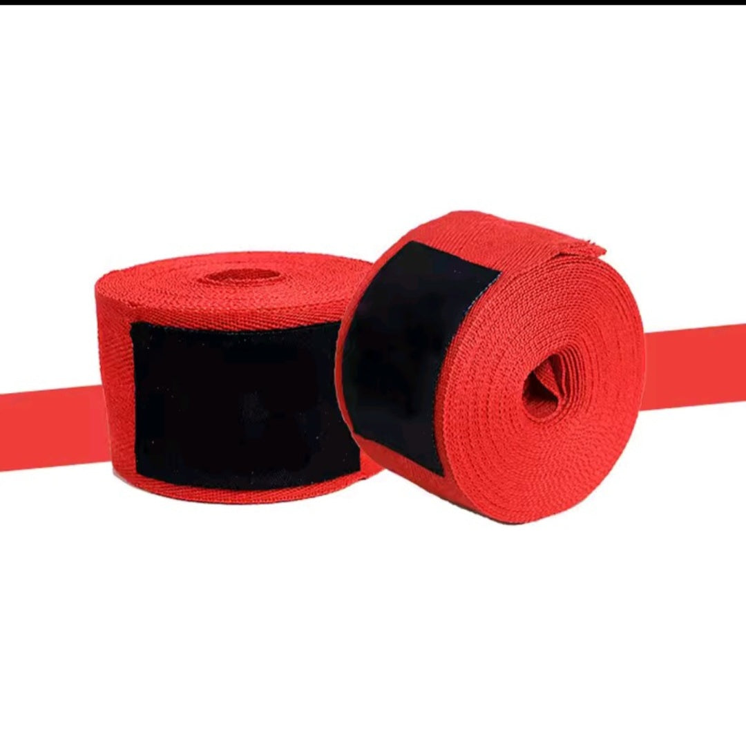 GrindActive™ 1.5M Cotton Boxing Hand Wraps (Pair)