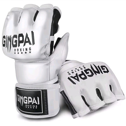 GrindActive™ Half Mitts – MMA, Kickboxing & Bag Training Gloves