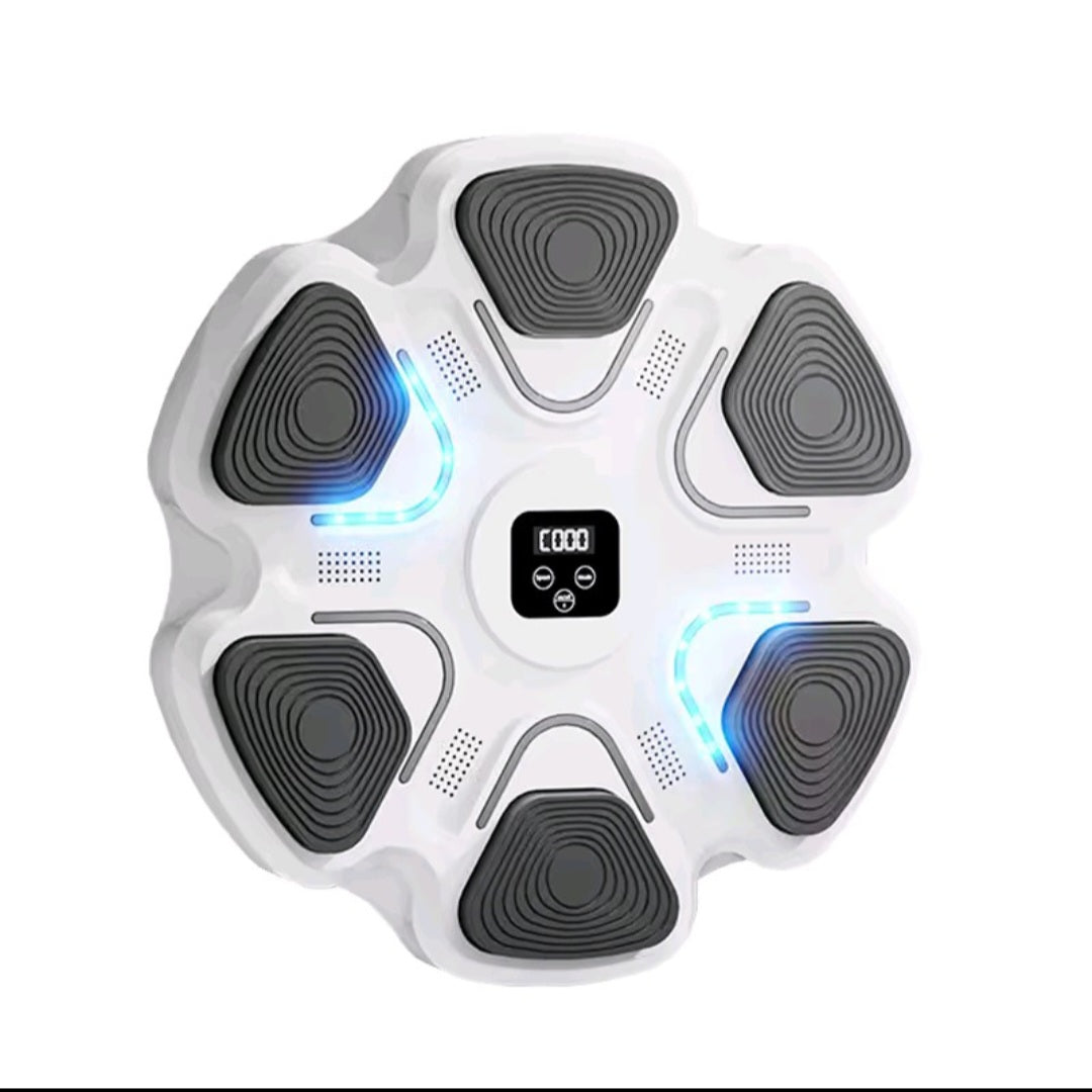 GrindActive™ Bluetooth Wall Boxing Machine – Light-Up Speed, Reaction & Music Trainer (w/ Gloves)