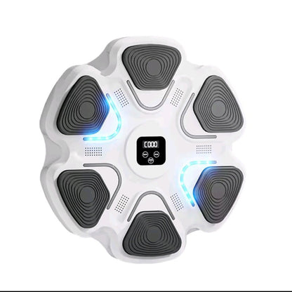 GrindActive™ Bluetooth Wall Boxing Machine – Light-Up Speed, Reaction & Music Trainer (w/ Gloves)