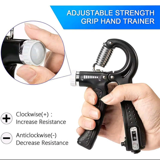 GrindActive™ Adjustable Hand Grip Strengthener – 10–110lbs Resistance