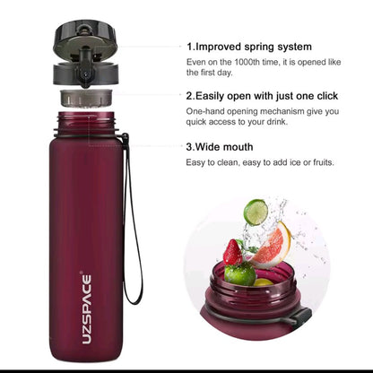 GrindActive™ 1L Sport Water Bottle – Leakproof. Durable. BPA-Free.